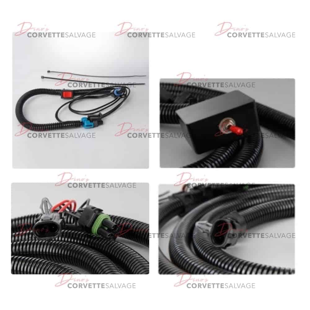 C5 New Manual Control Hood Light Switch with Harness 1997-2004