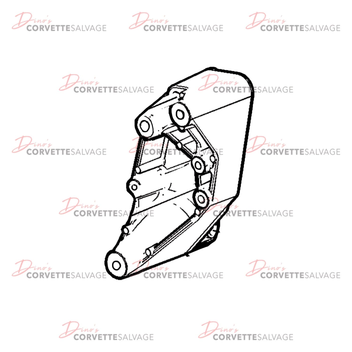 C7 Used Supercharger Belt Tensioner Bracket 2015-2019
