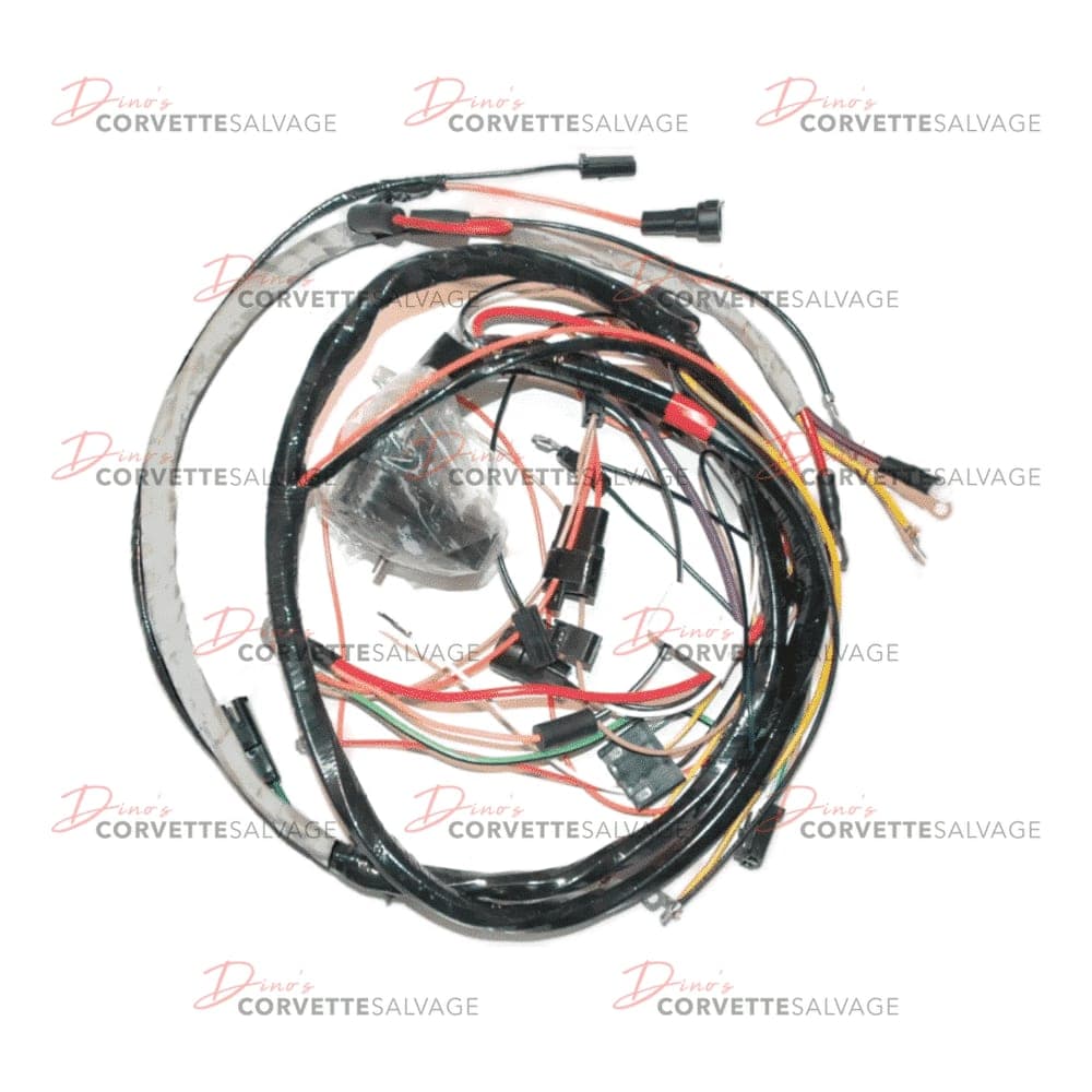 C3 New Automatic Transmission Big Block Engine Wiring Harness 1974