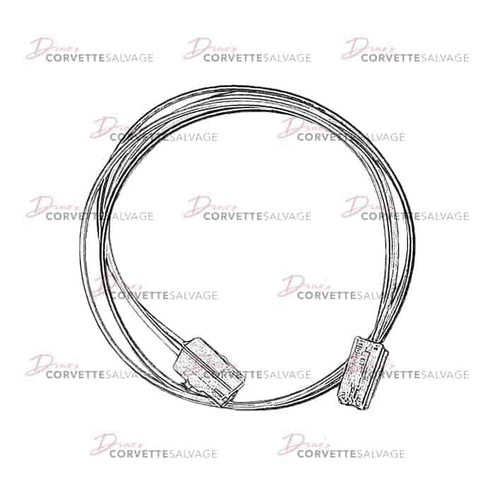C3 Used Power Seat Track Wire Harness 1982