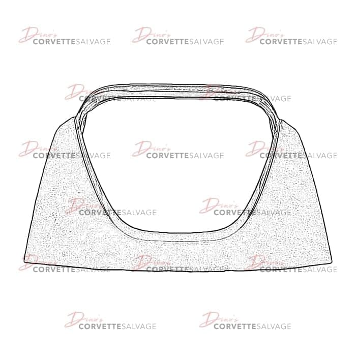 C6 Used Coupe Rear Lift Gate 2005-2013