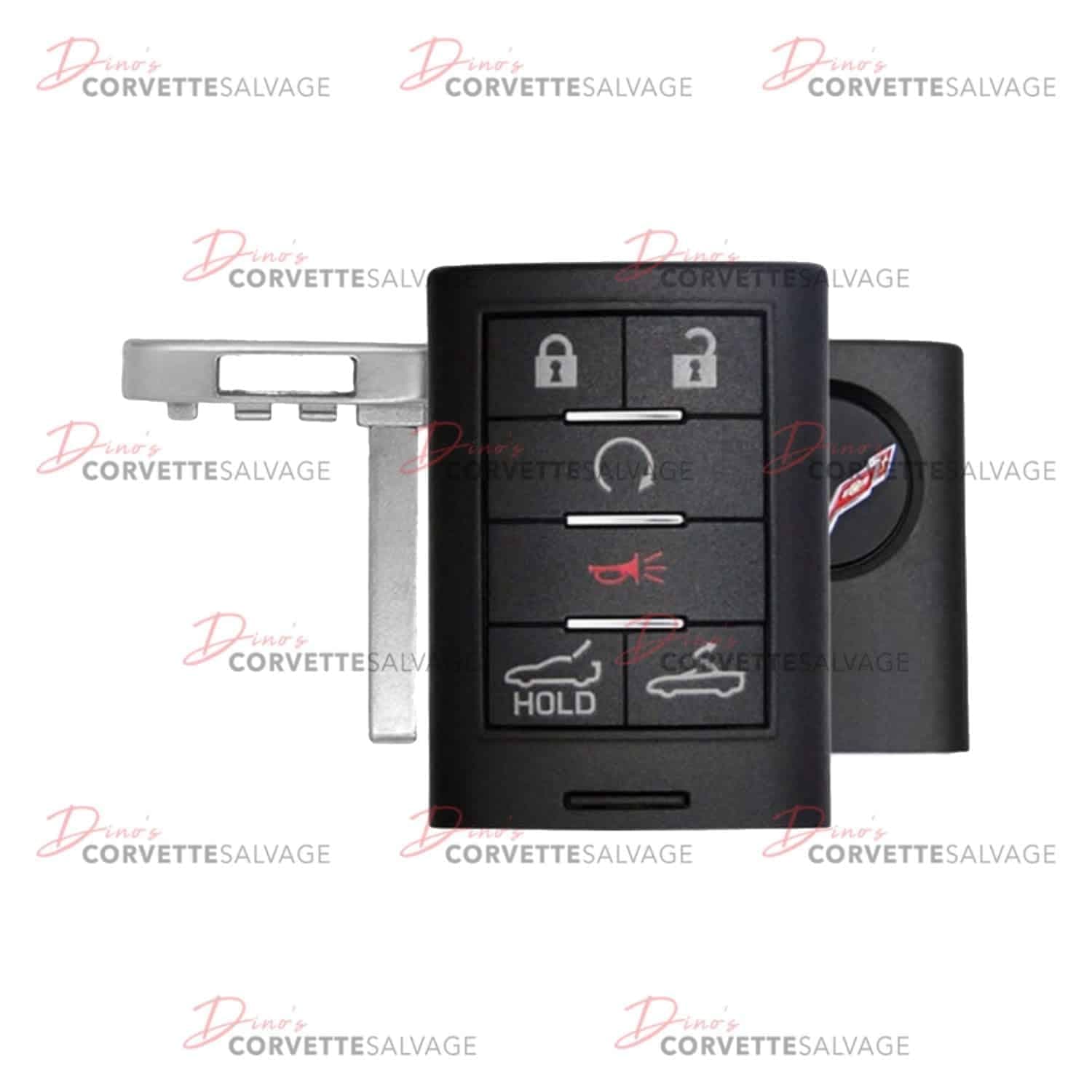 C7 New Convertible Key Fob w/ Remote Start 2014-2019