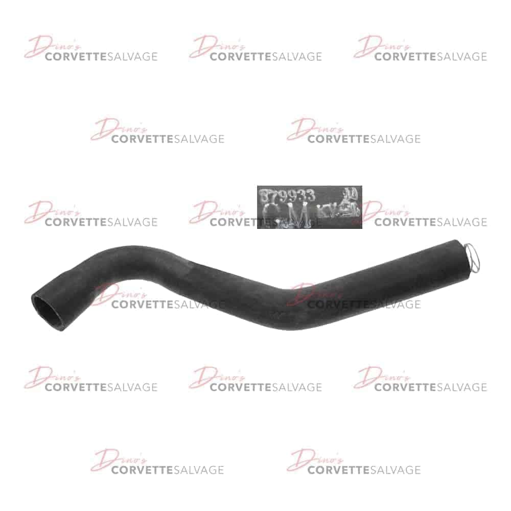C3 New Lower Radiator Hose with GM Logo & Part Number Late 1976-1982