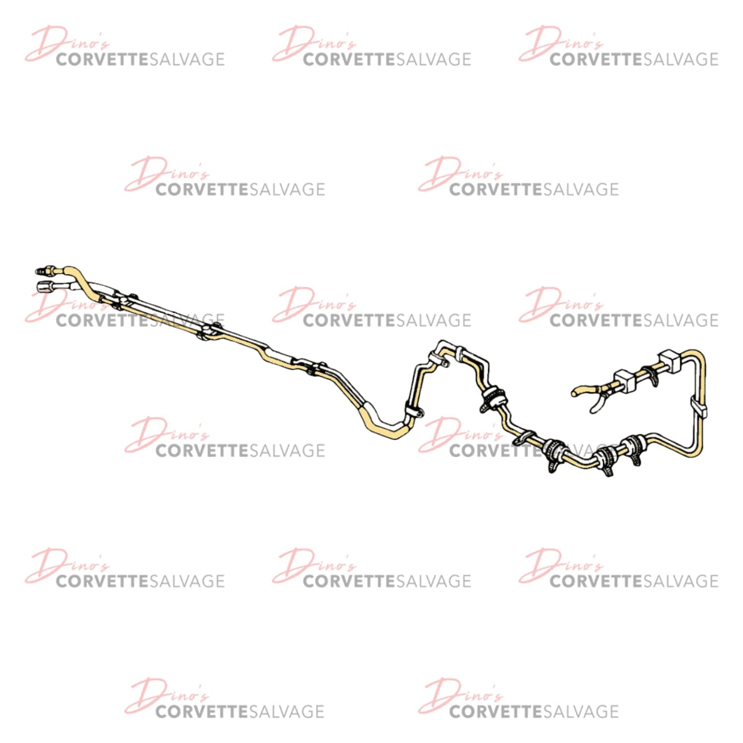 C4 Used Rear Fuel Feed Pipe 1994-1996