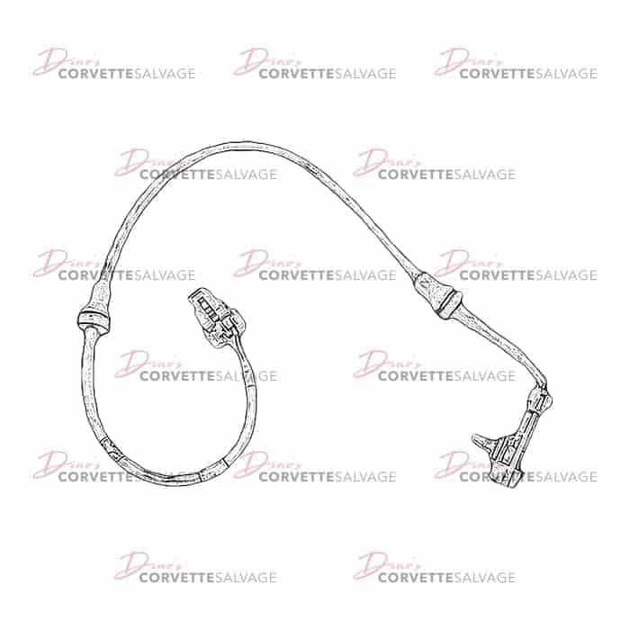 C4 Used Wheel Speed Sensor Wiring Harness Extension 1991-1996