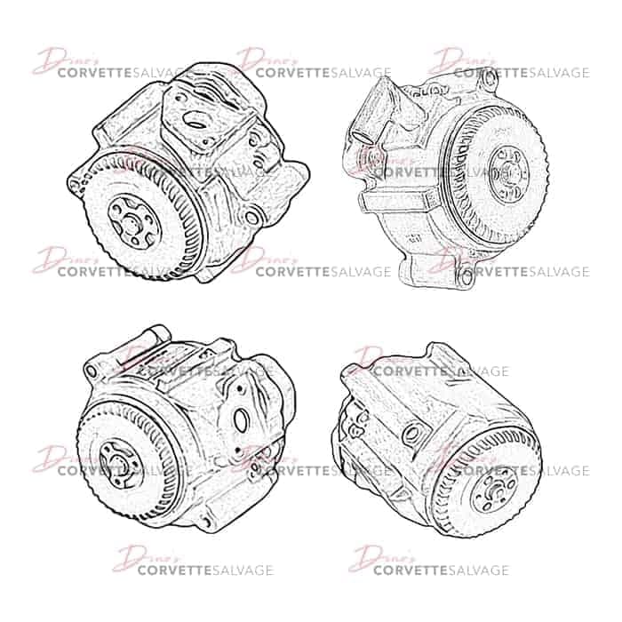 C4 Used Air Injection Reactor Pump 1984-1991