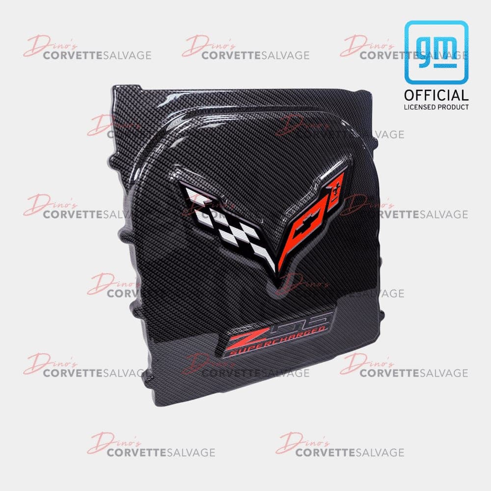 C7 New Hydro Carbon Fiber Super Charger Cover 2014-2019