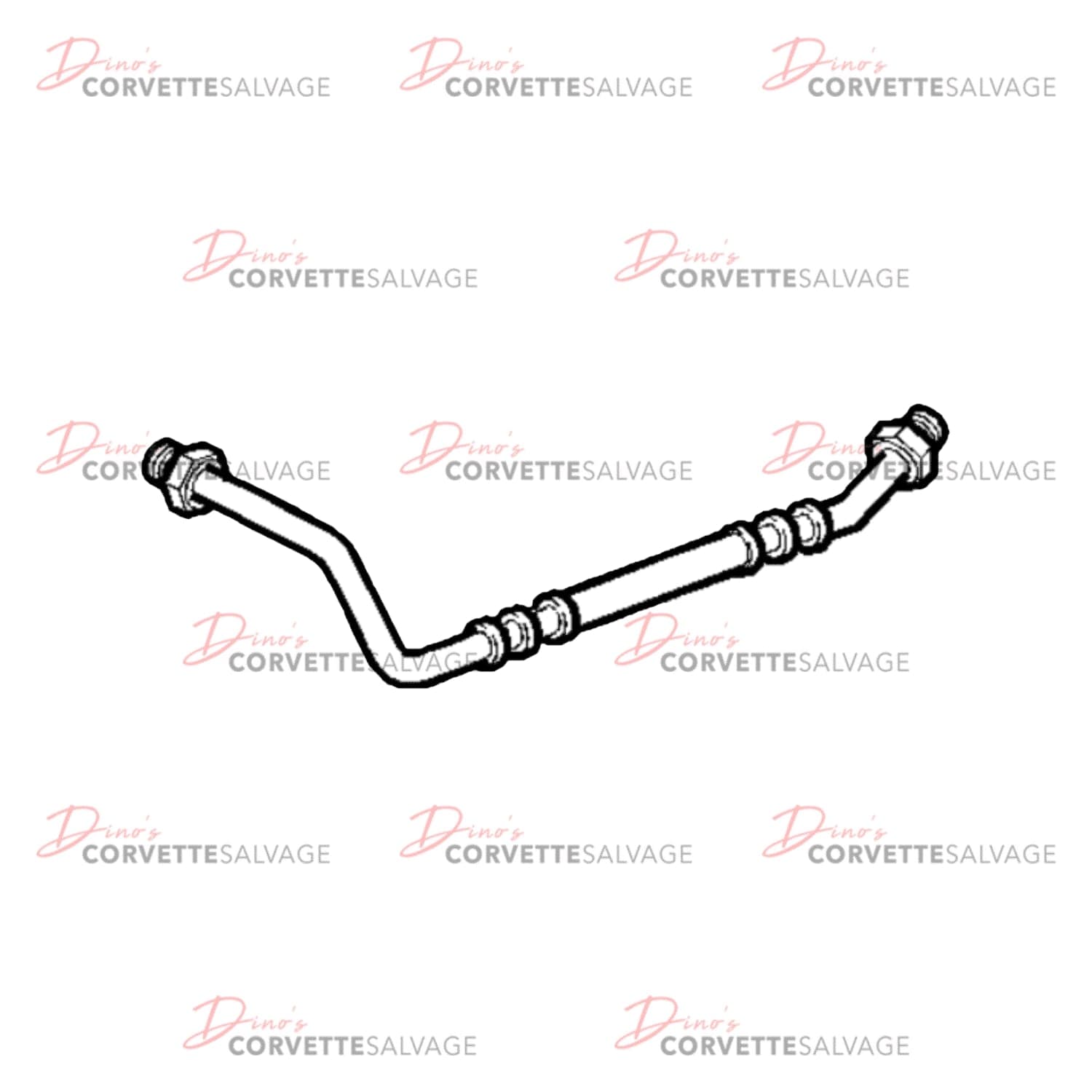 C5 Used Brake Pressure Modulator Valve Master Cylinder Reservoir Rear Pipe 1998-2000