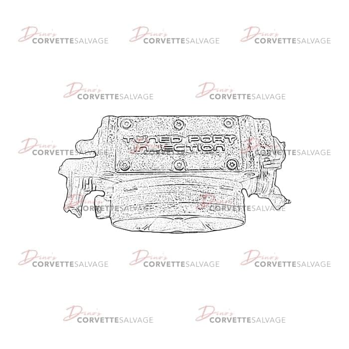 C4 Used Tuned Port Injection Throttle Body 1985-1988