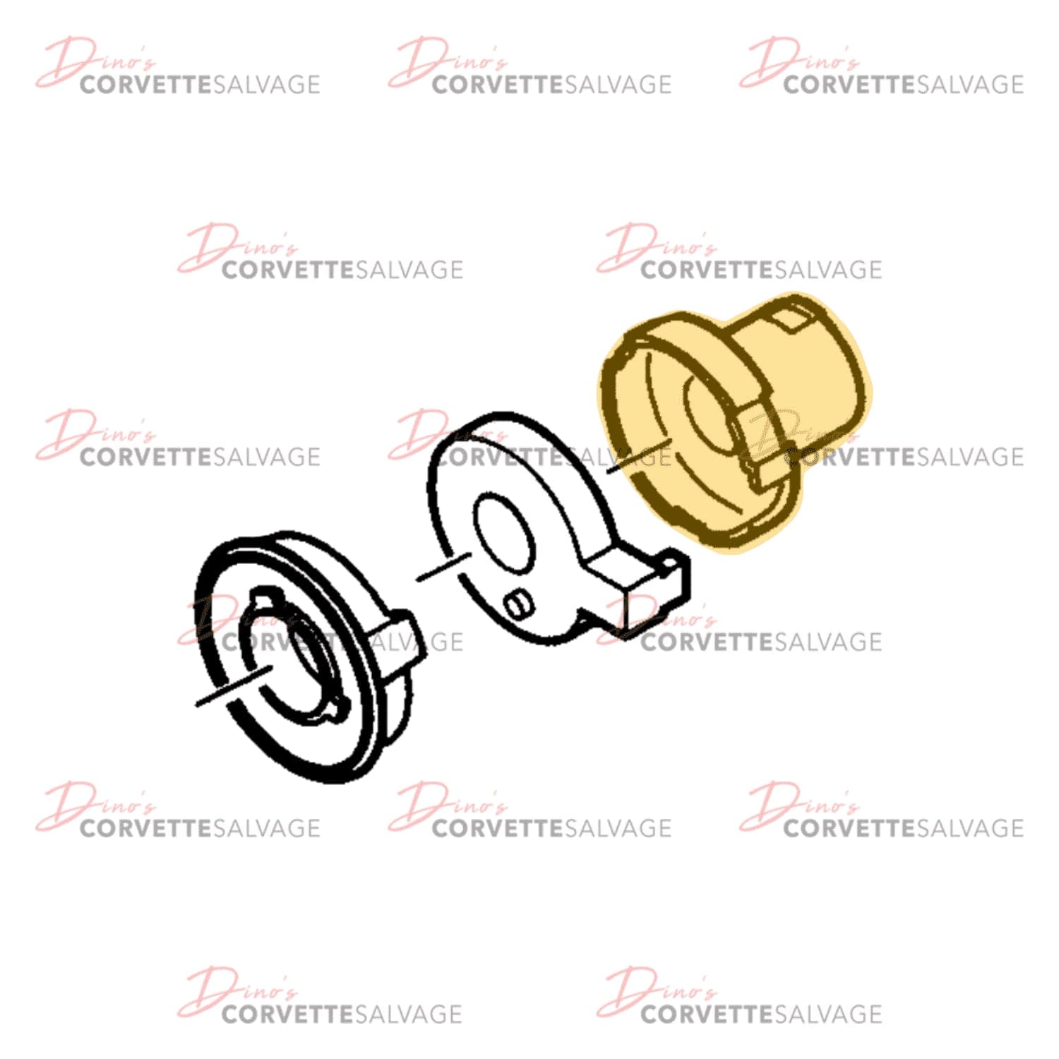 C5 Used Steering Shaft Lower Bearing 1997-1998
