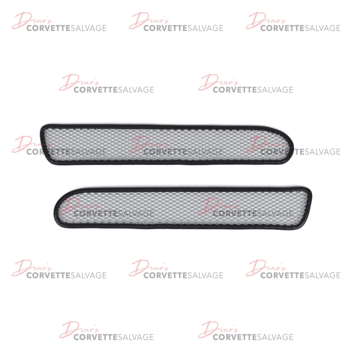 C5 New Z06 Style Aluminum Fog Light Screen Set 1997-2004