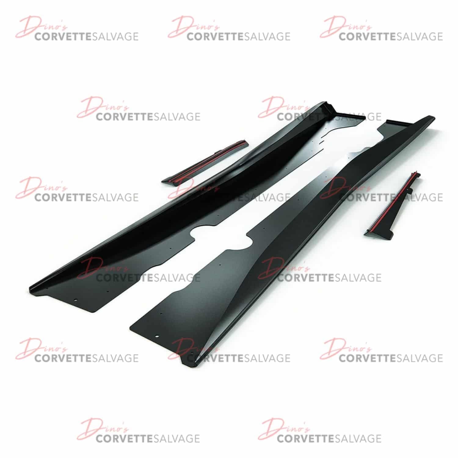 C8 New Carbon Flash Metallic 1VM Rocker Panel Set 2020-2025