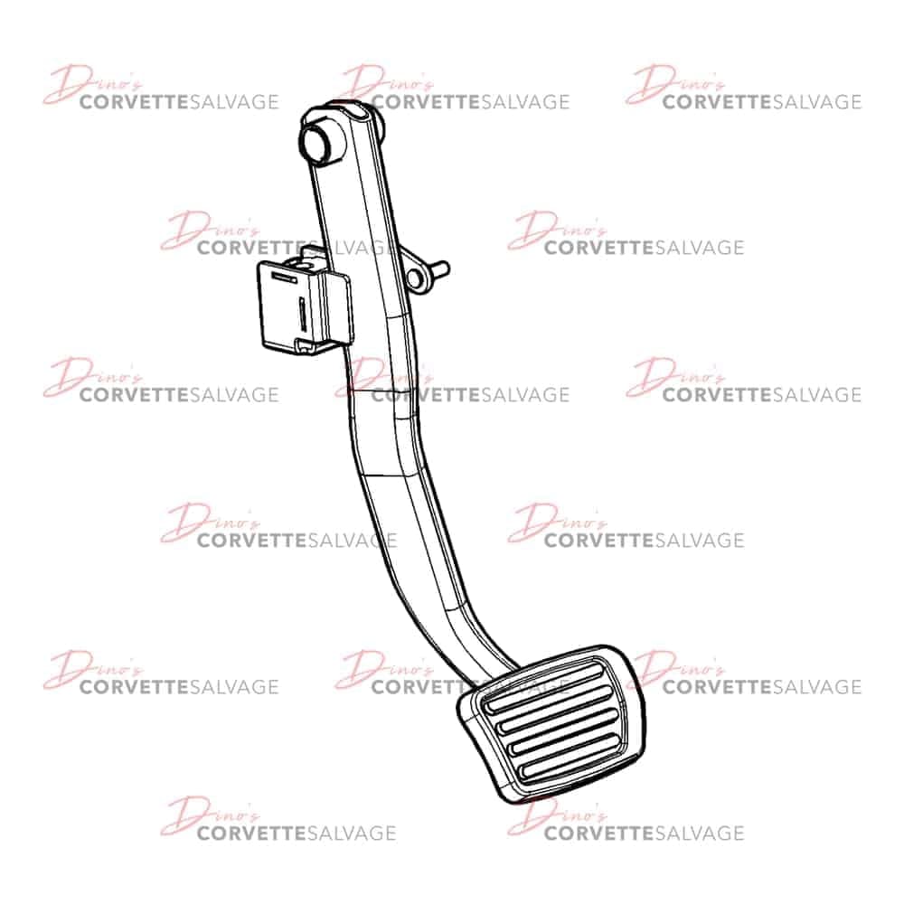 C7 Used 6-Speed Automatic Transmission Brake Pedal 2014