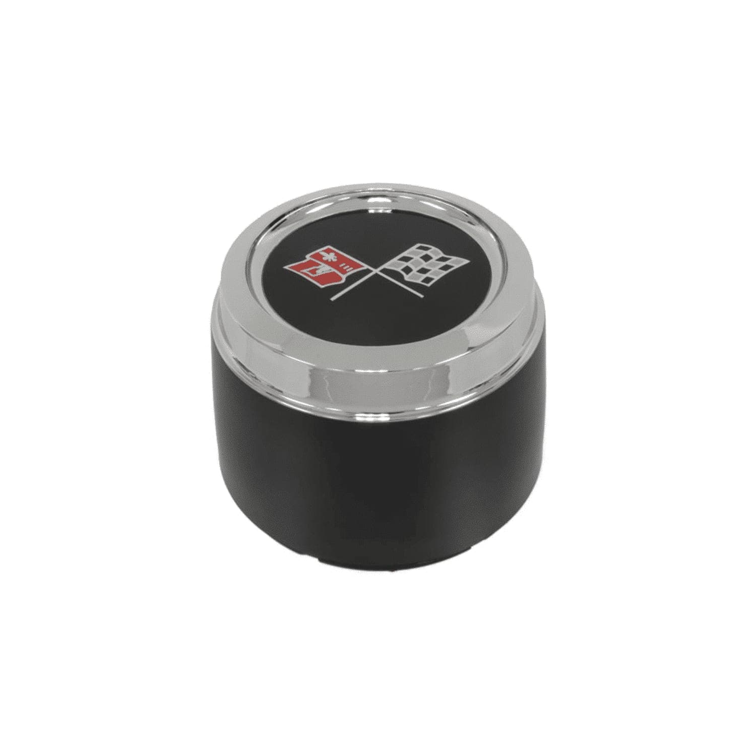 C3 New Aluminum Wheel Center Cap with Emblem (Plastic) 1976-1979