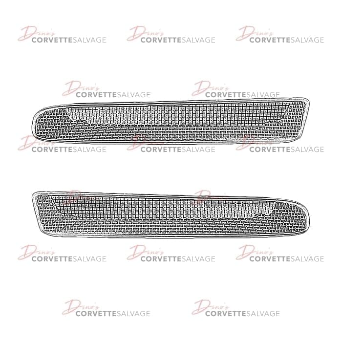 C5 Used Z06 Front Bumper Lower Grille 2001-2004