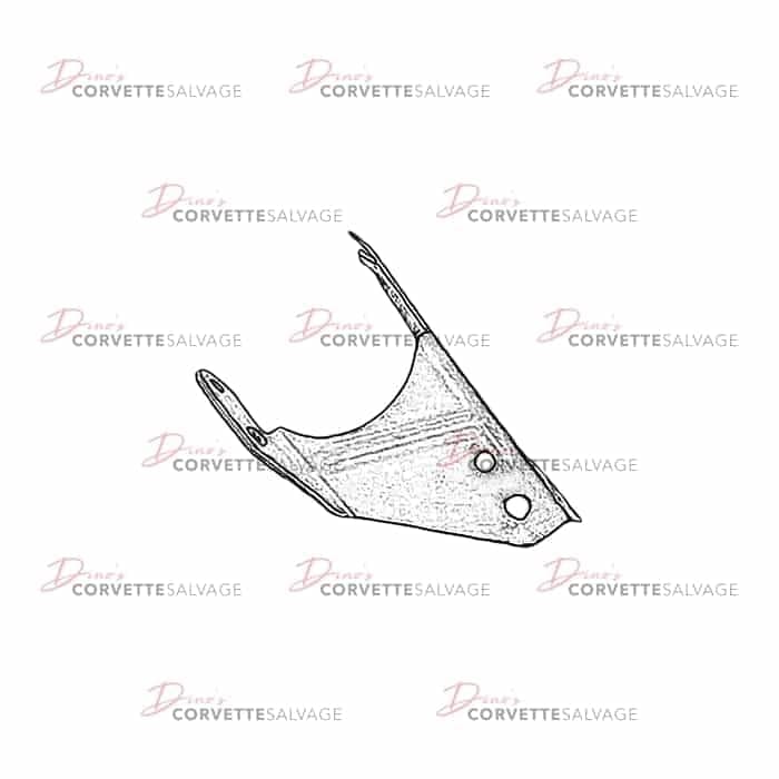 C4 Used Air Injector Switch Valve Bracket 1985-1987
