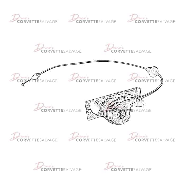 C6 Used Coupe Rear Lift Gate Lock Cylinder 2005-2013
