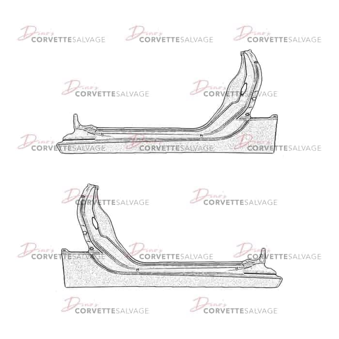 C5 Used Outer Rocker Panel 1997-2004