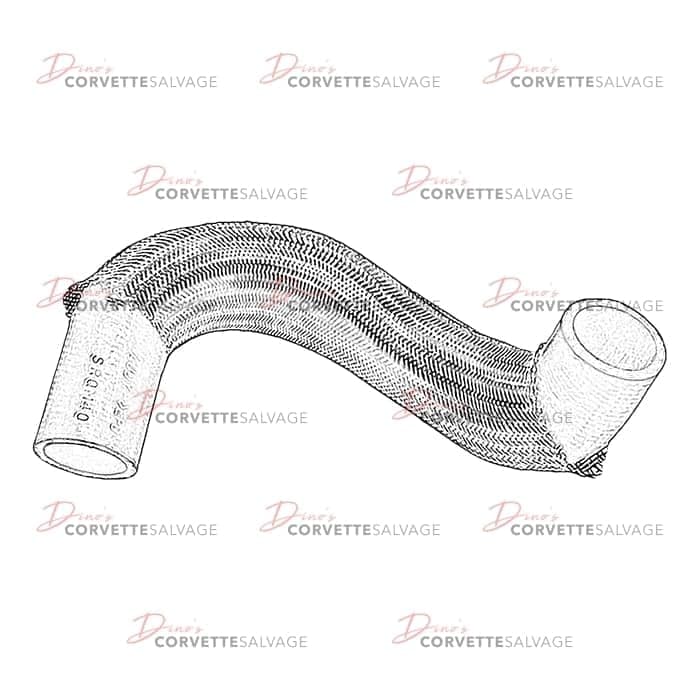 C4 Used ZR-1 Lower Radiator Hose 1990-1995