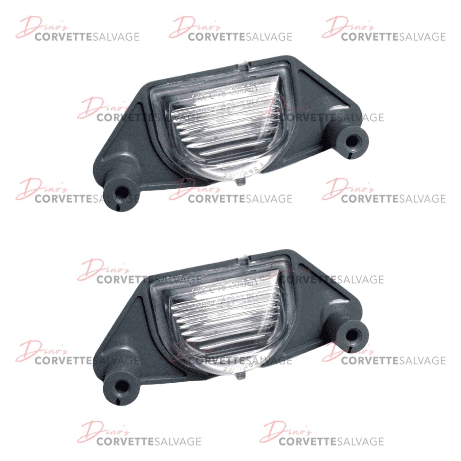 C3-C6 Rear License Plate/Spare Tire Lamp Assembly 1975-1987, 1997-2013