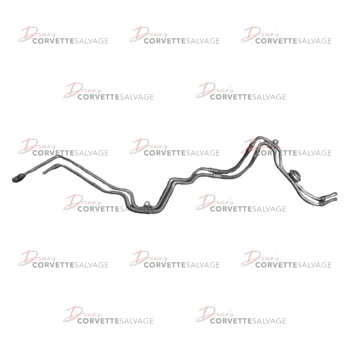 C4 Used High & Low Pressure Front Fuel Line Set 1989-1991