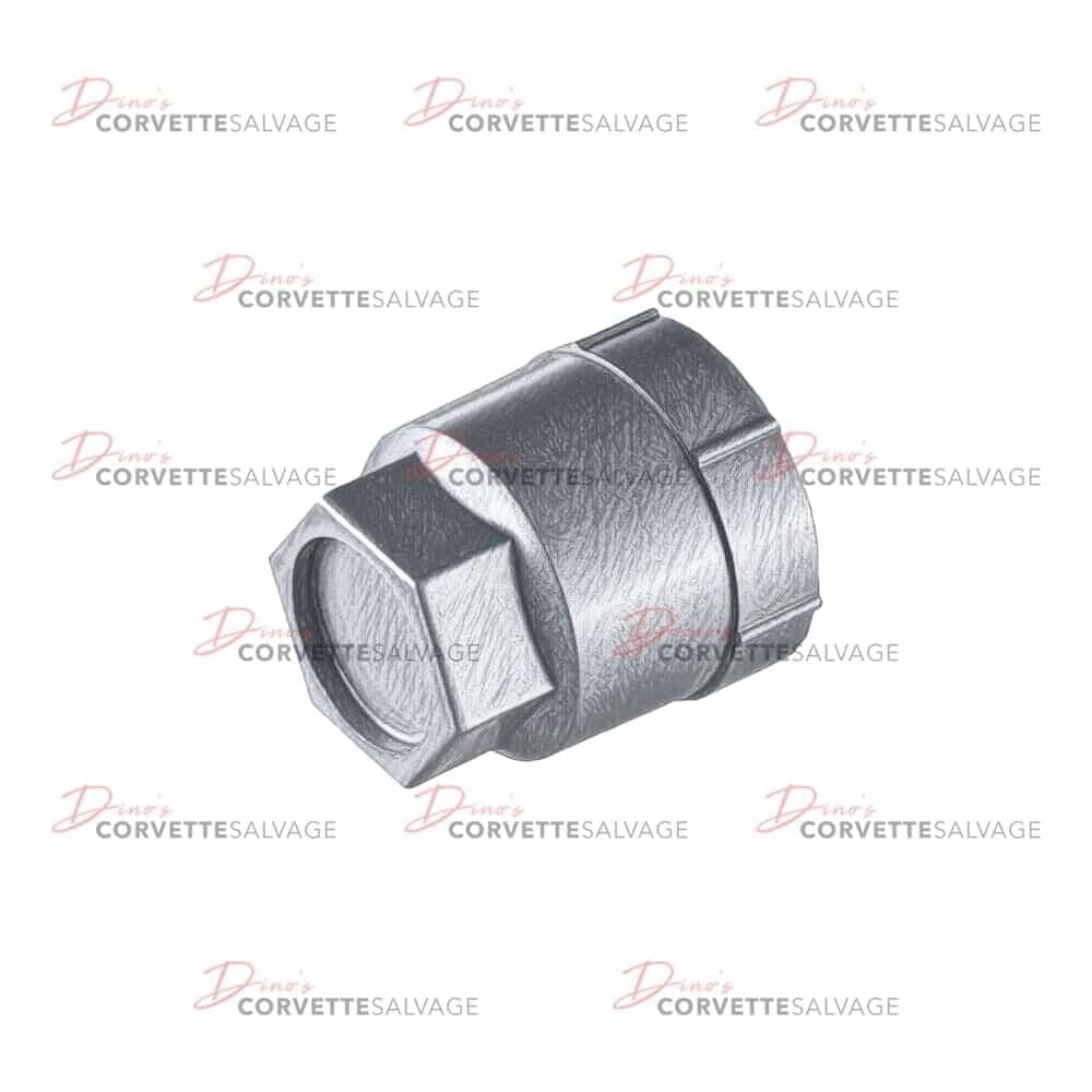 C4 Used Silver Metallic Lug Nut Cap 1988-1996
