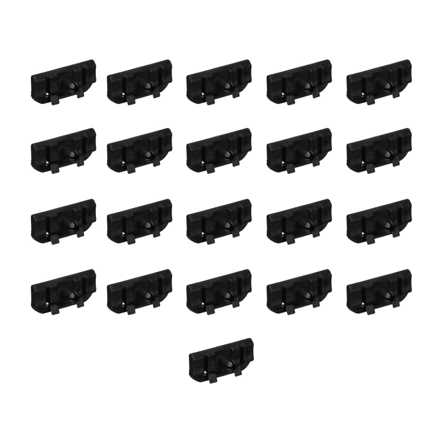 C3 New Rear Window Molding 21 Clip Set 1978-1982