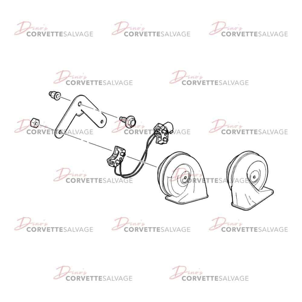 C6 Used Horn Assembly 2005-2013