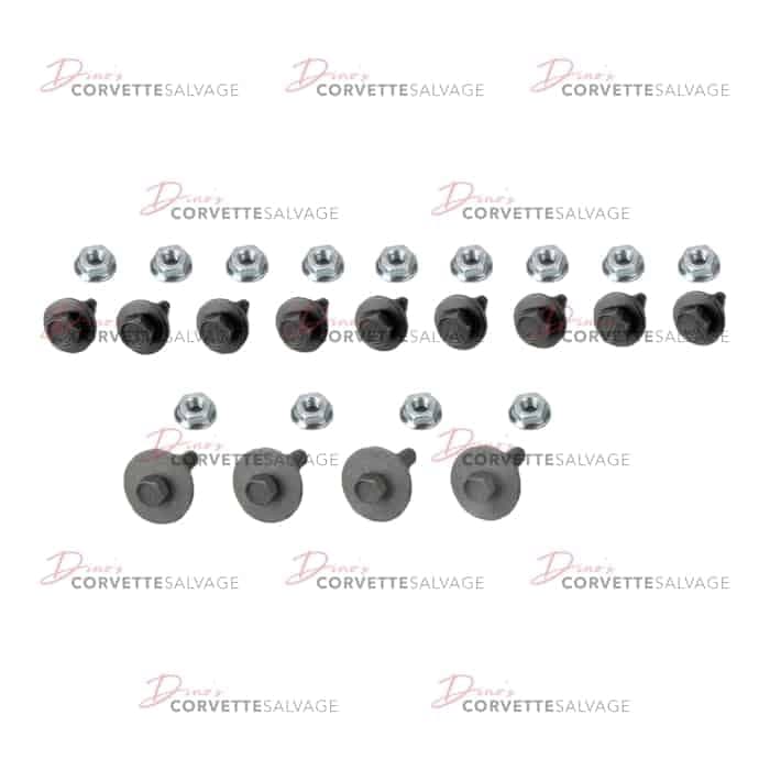 C4 New Front Air Deflector Hardware Kit 1984-1990