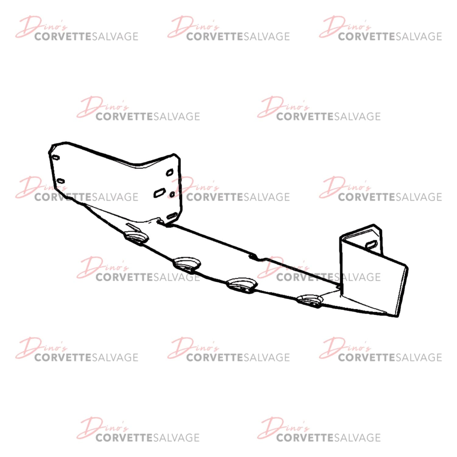 C6 Used Front Bumper Air Duct 2005-2013