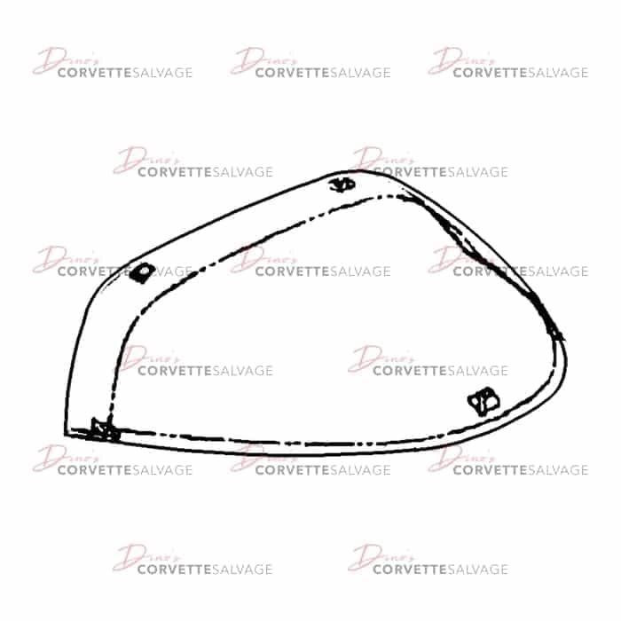 C5 Used Coupe Rear Compartment Lift Window 1997-2004