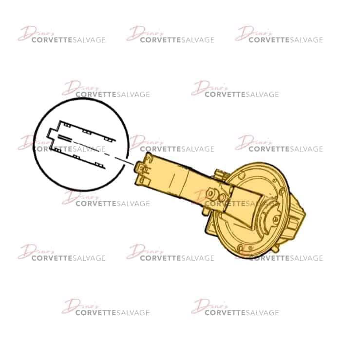 C7 Used Fuel Tank Filler Pipe Housing 2014-2019