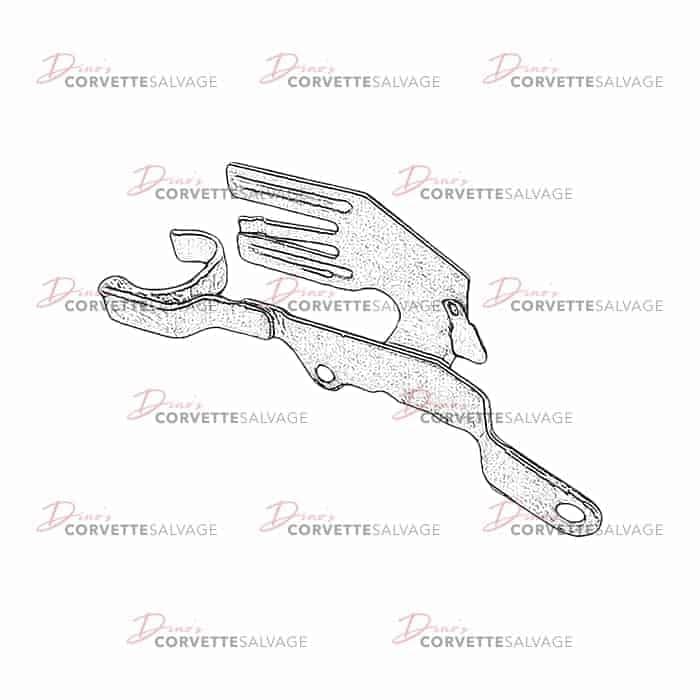 C4 Used Power Steering Fluid Reservoir Bracket 1992-1996